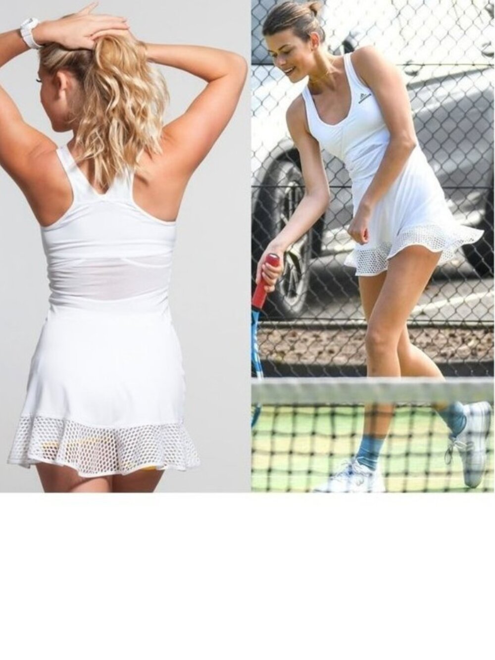 Nwt Beautiful Rare Adidas Stella McCartney White Tennis Dress skirt M Medium